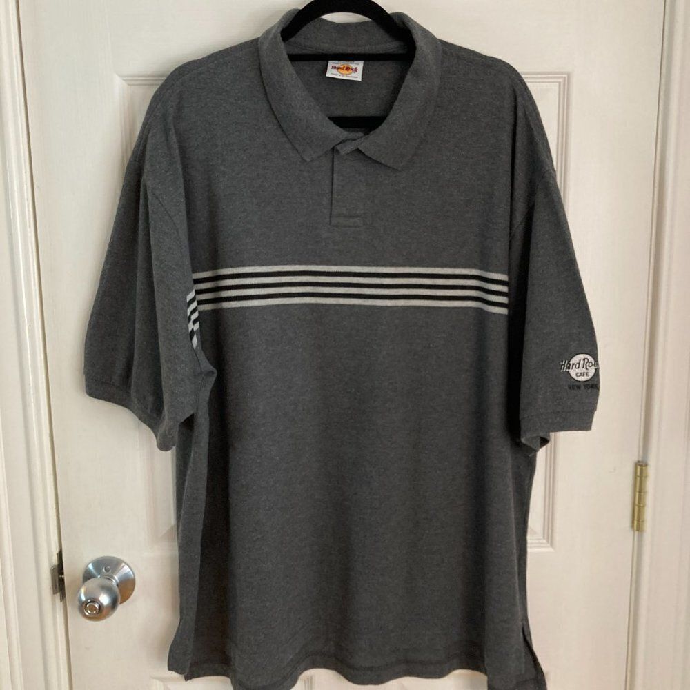 Hard Rock Cafe New York Polo Shirt Size XXL